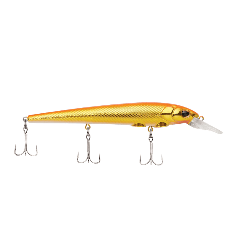 Load image into Gallery viewer, BERKLEY JERKBAIT 11cm / Fluorescent Orange Gold Berkley Hit Stick
