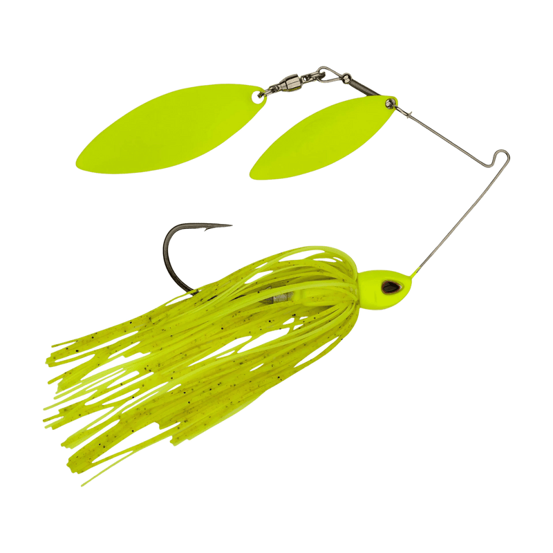 Load image into Gallery viewer, BERKLEY POWER BLADE DW 1-2 / Chartreuse CC Berkley Power Blade Compact Double Willow Spinnerbait
