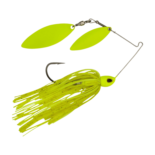 BERKLEY POWER BLADE DW 1-2 / Chartreuse CC Berkley Power Blade Compact Double Willow Spinnerbait