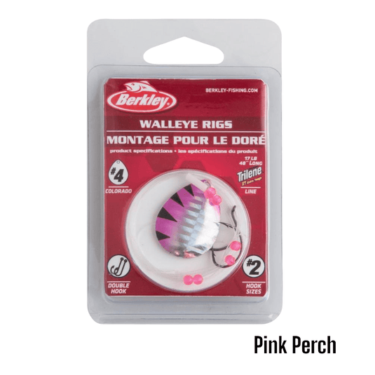BERKLEY SPINNERS 04 / Pink Perch Berkley Walleye Rigs