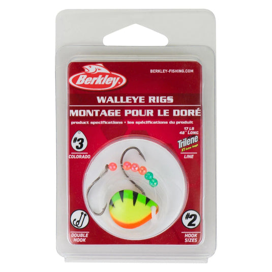 BERKLEY SPINNERS 4 / Fire Perch Berkley Walleye Rigs