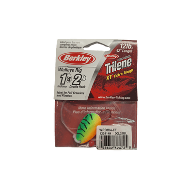 BERKLEY WORM HARNESS 4 / Firetiger Berkley Walleye Rig - Indiana