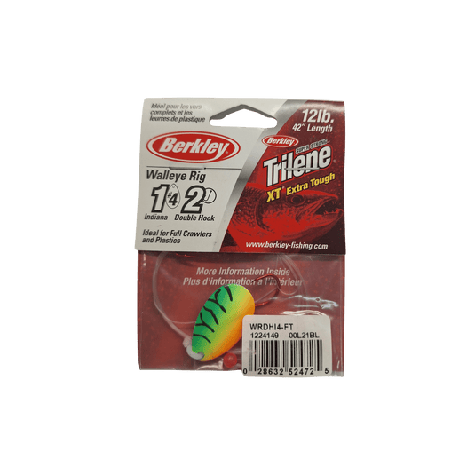 BERKLEY WORM HARNESS 4 / Firetiger Berkley Walleye Rig - Indiana