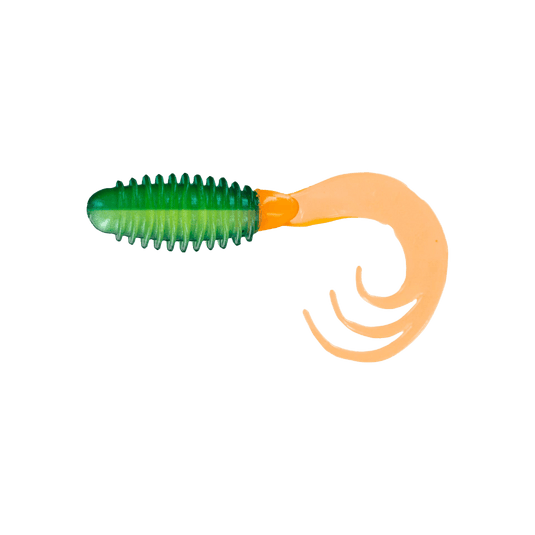 BIG BITE BAITS PANFISH 2" / Firetiger Big Bite Baits Ring Triple Tip Grub