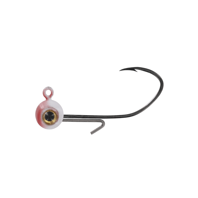 Load image into Gallery viewer, BIG BITE BAITS WALLEYE/PERCH JIGS 1-16 / Red/White Big Bite Baits Jig Elite
