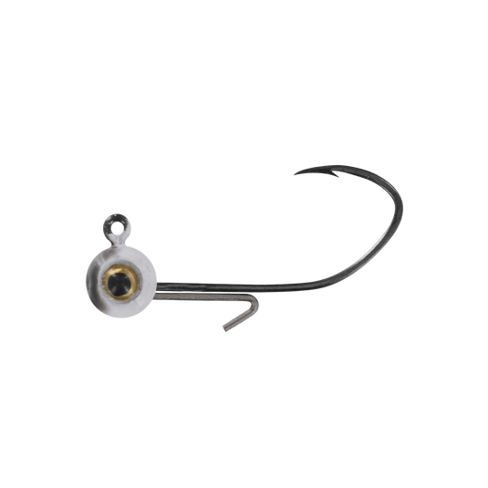 BIG BITE BAITS WALLEYE/PERCH JIGS 1-32 / Black/White Big Bite Baits Jig Elite