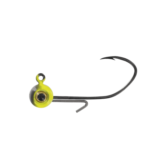 BIG BITE BAITS WALLEYE/PERCH JIGS 1-4 / Black/Chartreuse Big Bite Baits Jig Elite