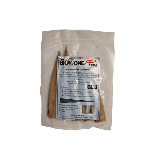 BIG ONE HERRING STRIPS The Big One Cut Bait Herring Natural Strips