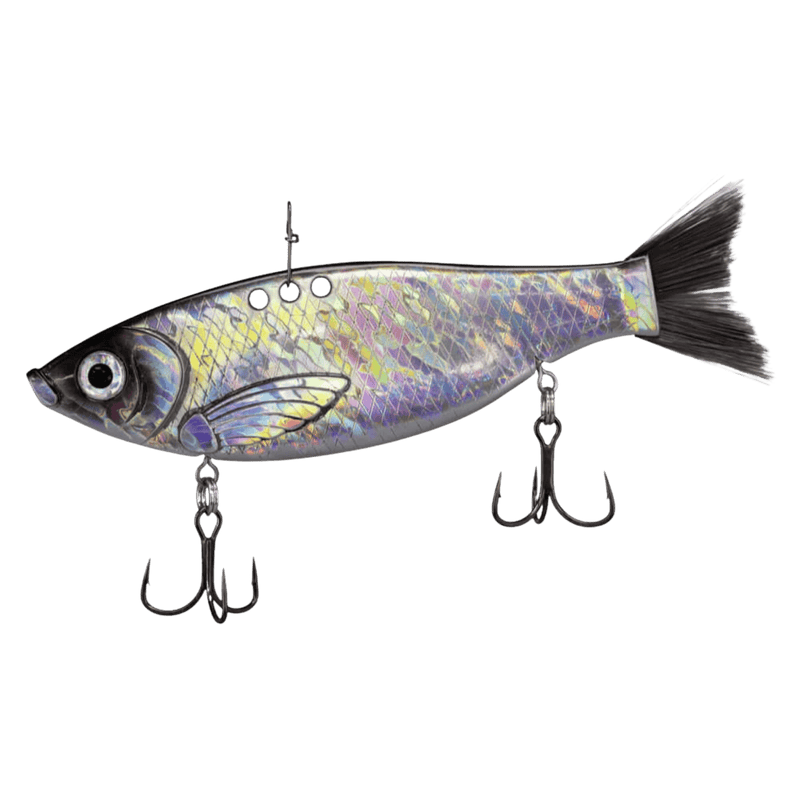 Load image into Gallery viewer, BILL LEWIS BLADE BAIT 6" / Chrome Black Shad Bill Lewis Big Gizz Blade Bait
