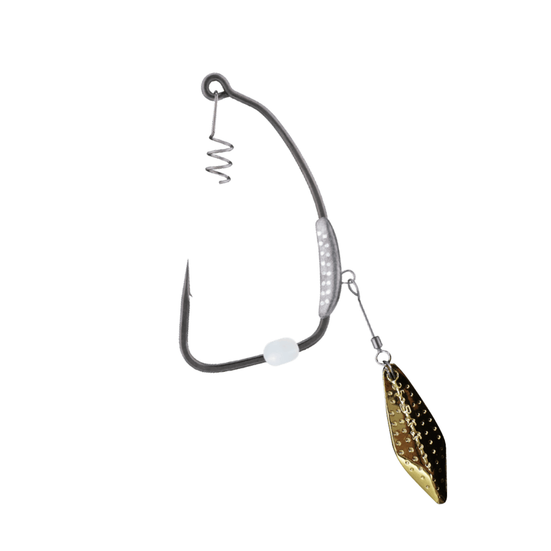 Load image into Gallery viewer, BKK BASS HOOKS 1-8 / 3-0 / Gold Blade BKK Titandiver Swimbait Hook
