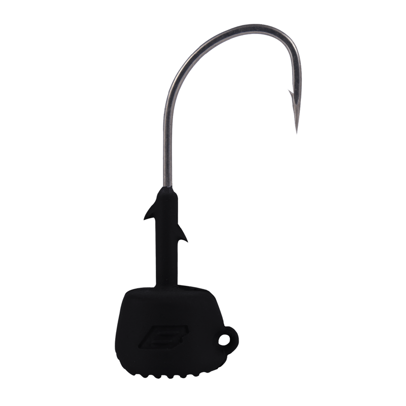 Load image into Gallery viewer, BKK BASS JIGS 1-4 / 1-0 / Black BKK Silient Chaser Draggin' Ned Jig
