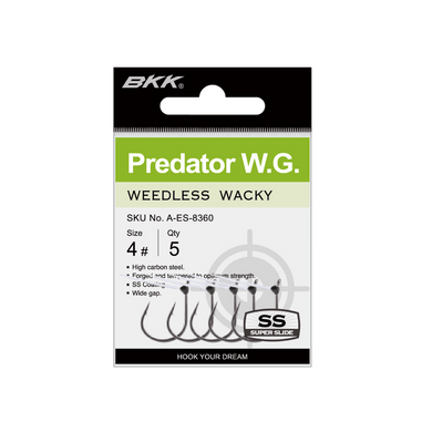 BKK DROP SHOT HOOKS BKK Predator WG Weedless Hooks