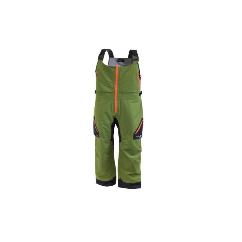 Load image into Gallery viewer, BLACKFISH RAINSUITS MED / Olive/Black/Orange Blackfish Aspire Rain Bib
