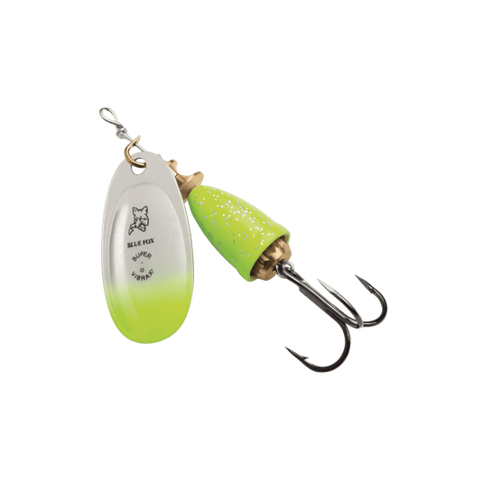 BLUE FOX SPINNERS 4 / Chartreuse Green Blue Fox Classic Vibrax