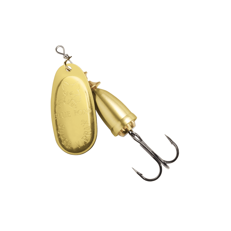 Load image into Gallery viewer, BLUE FOX SPINNERS 4 / Gold/Gold Blue Fox Classic Vibrax
