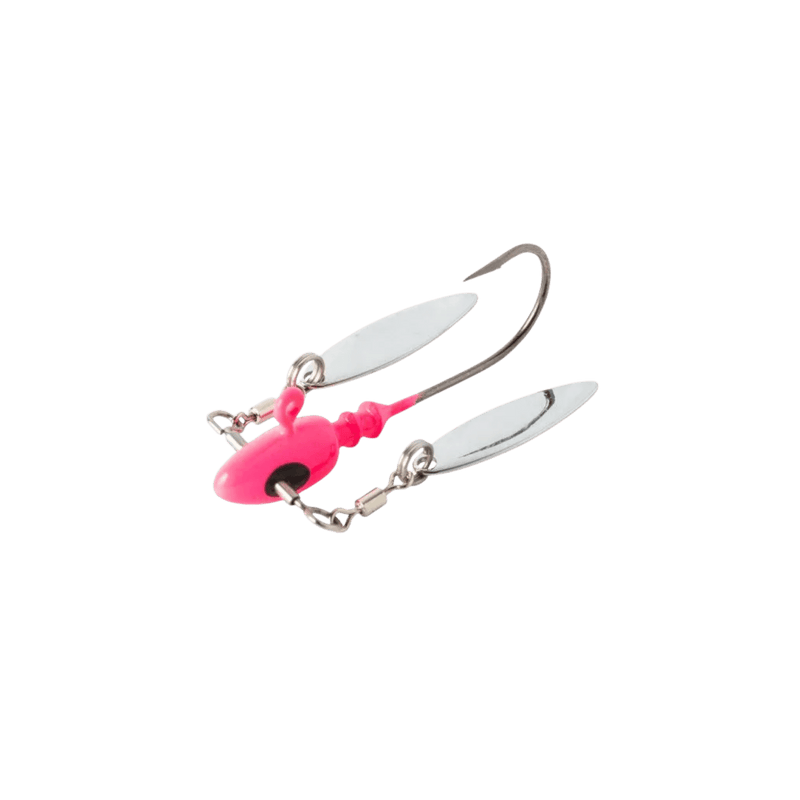 Load image into Gallery viewer, BOBBY GARLAND WALLEYE/PERCH JIGS 1-16 / MO&#39; Glo Pink Bobby Garland Head Turn&#39;R Jig Head
