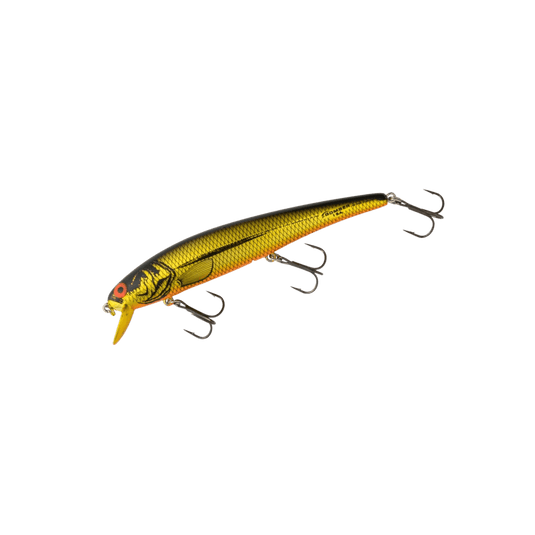 BOMBER TROLLING BODYBAITS Gold Chrome Orange Belly Bomber Long A