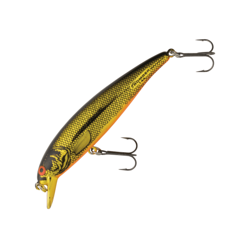 Load image into Gallery viewer, BOMBER TROLLING BODYBAITS Gold Chrome/Orange Belly Bomber Long A 14A
