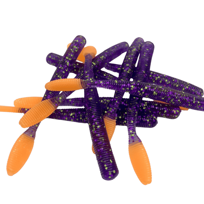 Load image into Gallery viewer, BONDY BAIT WORMS 3.75&quot; / Purple Rain Bondy Bait Worm
