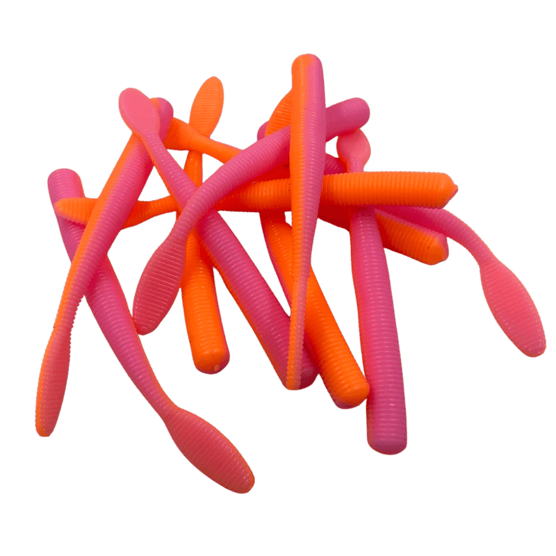 Load image into Gallery viewer, BONDY BAIT WORMS 3.75&quot; / Rouge River Coral Bondy Bait Worm
