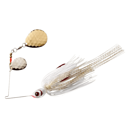 BOOYAH SPINNERBAIT/BUZZBAIT 1-2oz / Wht-Gold BOOYAH Tux and Tails