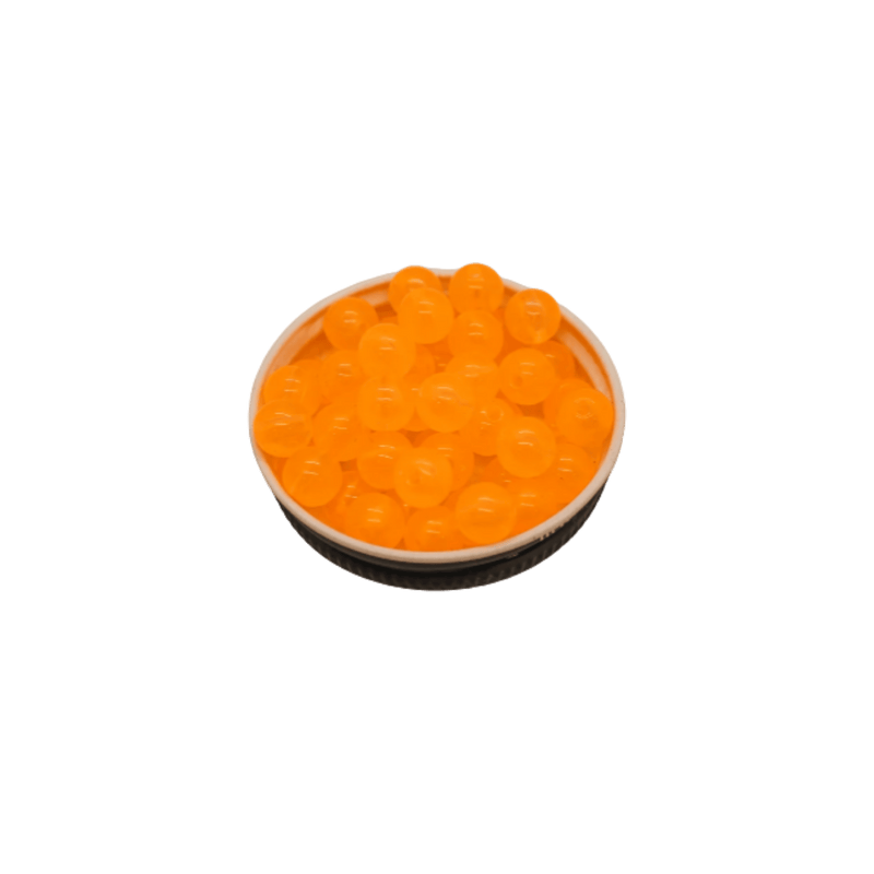 Load image into Gallery viewer, BOUNTY TACKLE CO STEELHEAD GEAR 10MM / Sunburst Orange Bounty Tackle Acrylic Beads

