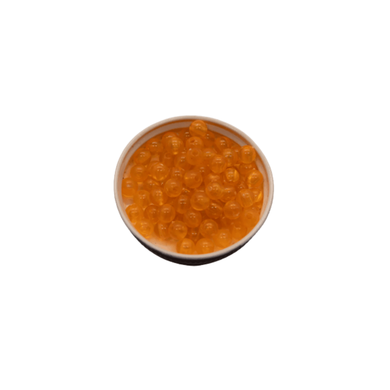 Load image into Gallery viewer, BOUNTY TACKLE CO STEELHEAD GEAR 8MM / Firefly Orange Bounty Tackle Acrylic Beads
