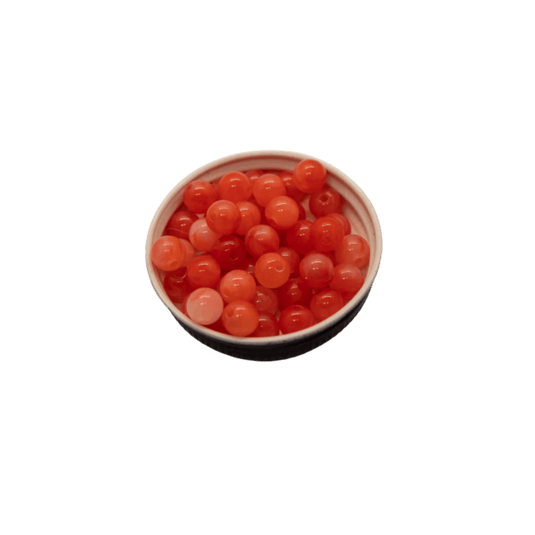 BOUNTY TACKLE CO STEELHEAD GEAR 8MM / Ice Red Bounty Tackle Acrylic Beads