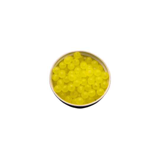 BOUNTY TACKLE CO STEELHEAD GEAR 8MM / Lime Burst Glowstone Bounty Tackle Acrylic Beads