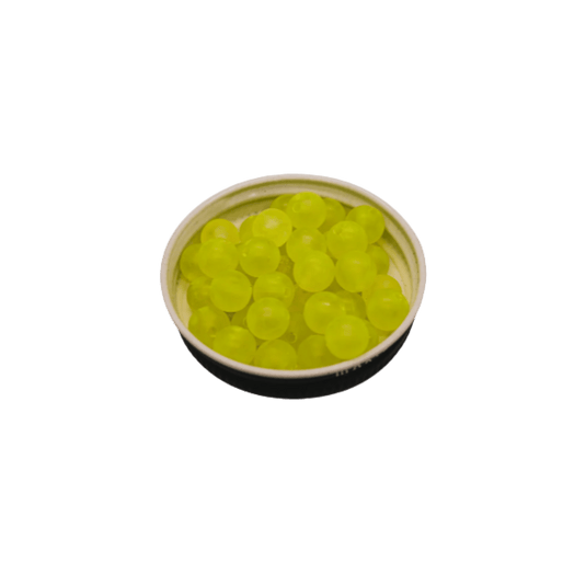 BOUNTY TACKLE CO STEELHEAD GEAR 8MM / Nuke-Chartreuse Bounty Tackle Acrylic Beads