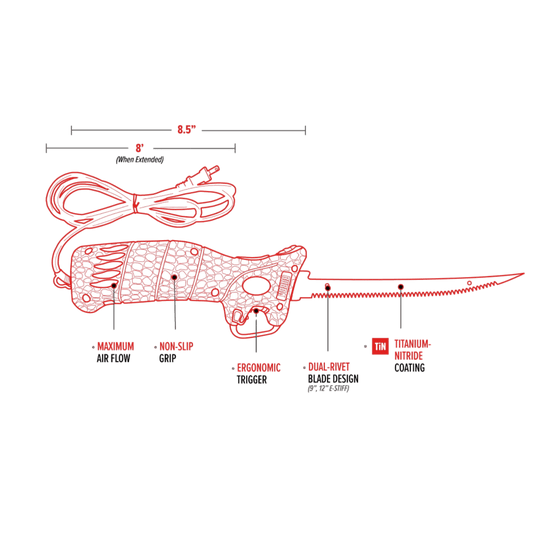 BUBBA FISHING KNIVES Bubba 110V Electric Corded Fillet Knife