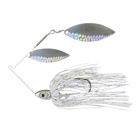 BUCKEYE SPINNERBAIT/BUZZBAIT 1-2 / Blue Glimmer Buckeye Lures Select Spinnerbait
