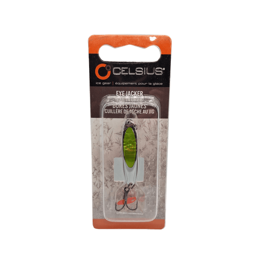 CELSIUS ALL ICE 1-10 / Nickel-Chartreuse Celsius Eye-Jacker Spoon