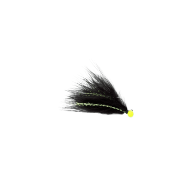 CHALLENGER STEELHEAD GEAR 1-16 / Chart Head-Black Body Challenger Marabou Jig