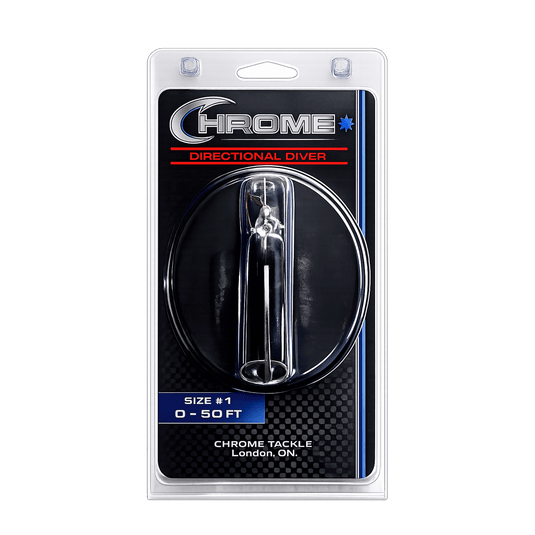 CHROME TACKLE DIVERS & WEIGHTS 1 / Black Chrome Tackle Directional Diver