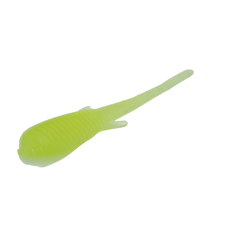 Load image into Gallery viewer, CLAM ALL ICE 1.25&quot; / Chartreuse-White Glow Clam Soldier Fly
