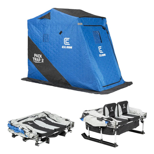 CLAM FLIP OVER SHELTERS Clam Pack Trap 2