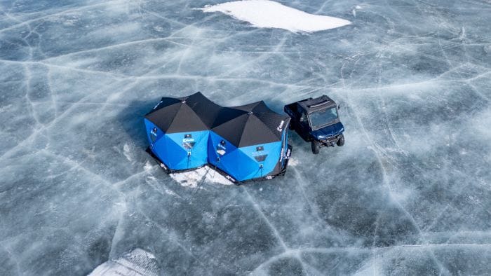 Load image into Gallery viewer, CLAM HUB SHELTERS LARGE Clam Hub X-1200 Thermal Ice Shelter
