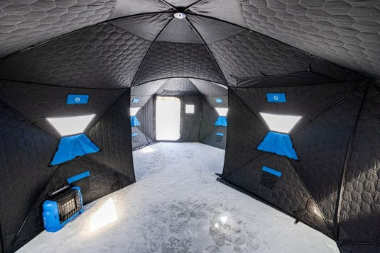 CLAM HUB SHELTERS LARGE Clam Hub X-1200 Thermal Ice Shelter