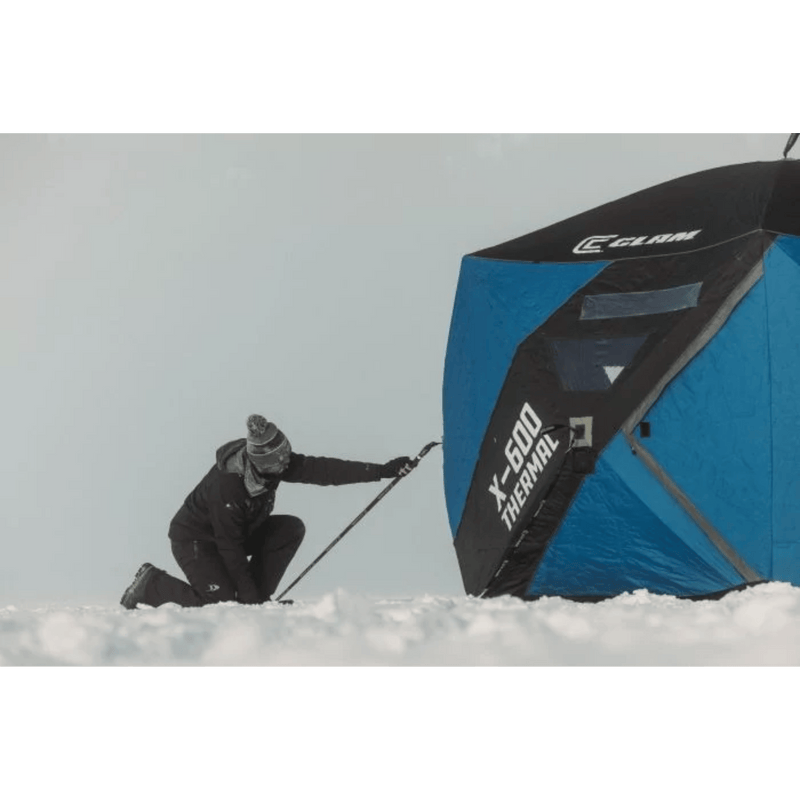 Load image into Gallery viewer, CLAM HUB X600 Clam X-600 Thermal Hub Ice Shelter
