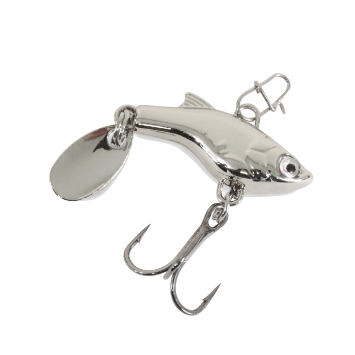Load image into Gallery viewer, CLAM ICE JIGS 1-16 / Silver Clam Tikka Flash Blade Jig
