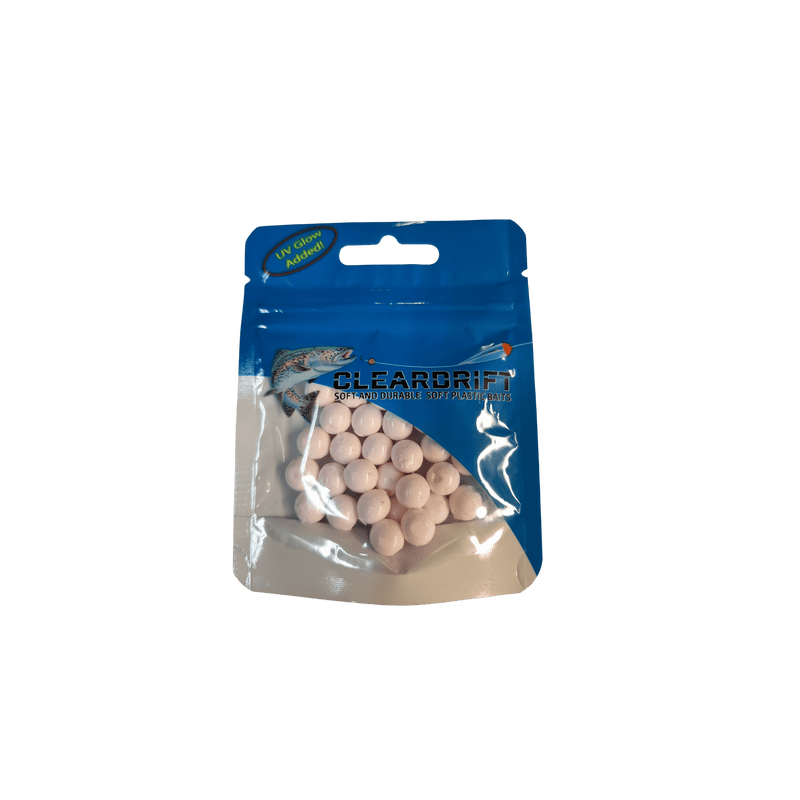 Load image into Gallery viewer, CLEARDRIFT STEELHEAD GEAR 10MM / Washed Out Eggs Cleardrift Soft Beads
