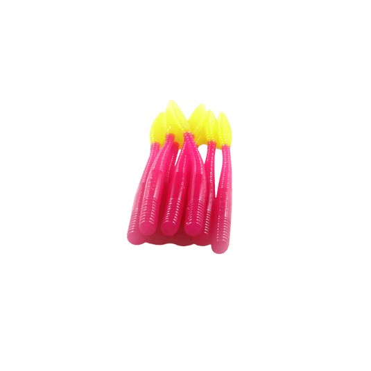 CLEARDRIFT STEELHEAD GEAR 3.5" / Hot Pink-Chartreuse Cleardrift Ultra-Light Steelhead Worms