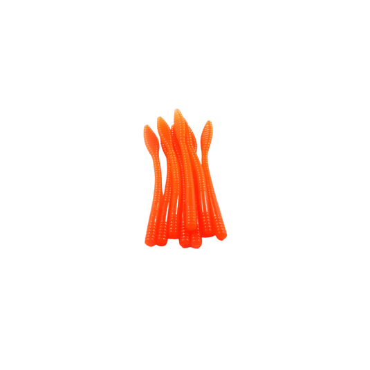 CLEARDRIFT STEELHEAD GEAR 3" / Hot Orange Cleardrift Ultra-Light Steelhead Worms