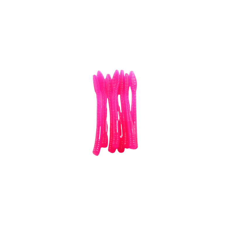 Load image into Gallery viewer, CLEARDRIFT STEELHEAD GEAR 3&quot; / Hot Pink Cleardrift Ultra-Light Steelhead Worms

