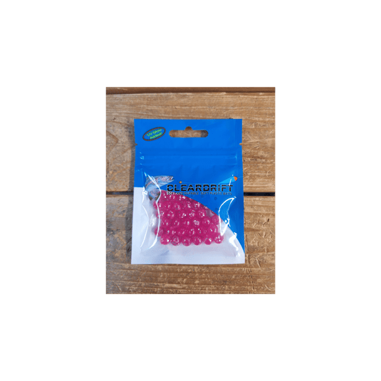 CLEARDRIFT STEELHEAD GEAR 8MM / Cerise Cleardrift Glitter Bomb Soft Beads