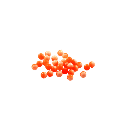 CLEARDRIFT STEELHEAD GEAR 8MM / Hot Orge-Fuzzy Peach Cleardrift 50/50 Soft Beads