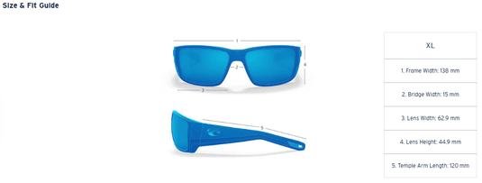 COSTA SUNGLASSES Costa Reefton Pro Sunglasses