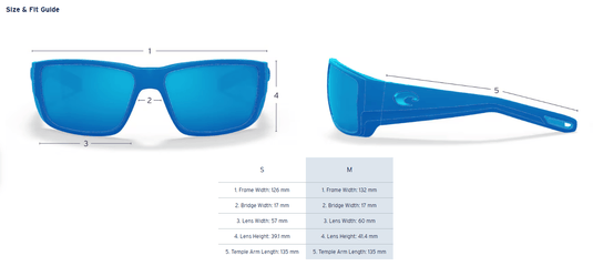 COSTA SUNGLASSES Costa Tailfin Sunglasses