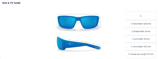 COSTA SUNGLASSES Costa Taxman Sunglasses